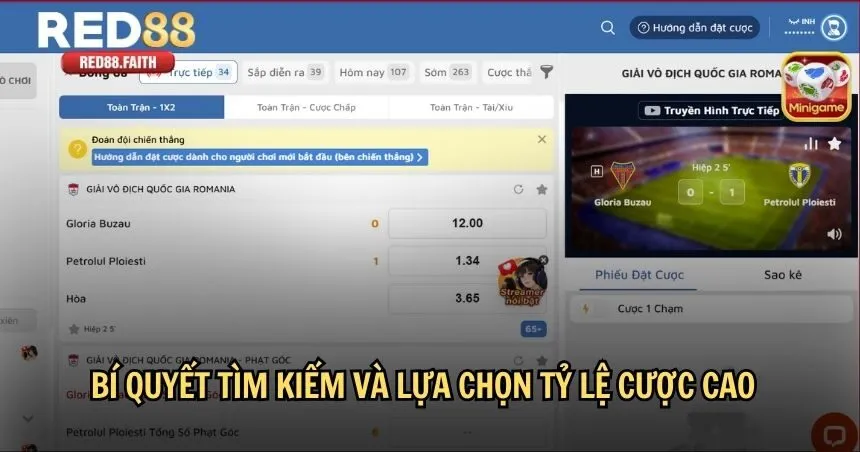 Bí quyết tìm kiếm và lựa chọn tỷ lệ cược cao