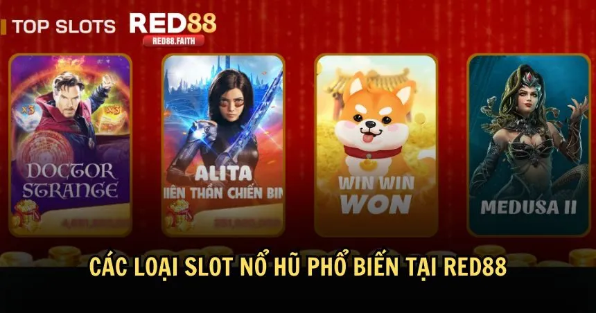 Các trò chơi slot nổ hũ hot nhất tại RED88