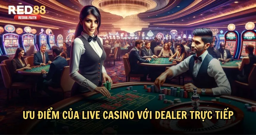 Ưu điểm của live casino với dealer trực tiếp